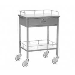 Stainless Steel Medical Trolley - JDEYQ112C Stainless Steel Medical Trolley - JDEYQ112C
